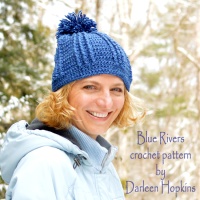 Blue Rivers crochet hat pattern