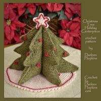 crochet pattern, Christmas Tree for your table top