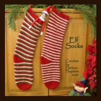 Elf Socks, Christmas Stocking $4.99