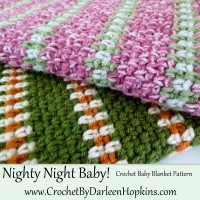 Nighty Night Baby Blanket Crochet Pattern by Darleen Hopkins