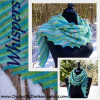 Whispers Shawl crochet pattern by Darleen Hopkins
