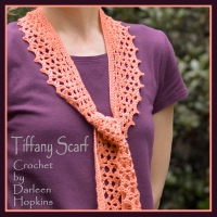 Tiffany Lace Scarf crochet pattern by Darleen Hopkins