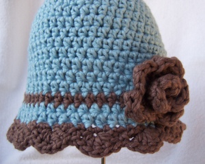 Waiting for Spring Cloche crochet pattern by Darleen Hopkins