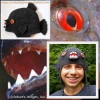 Black Piranha Hat
