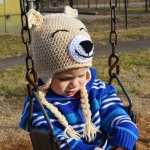 Puppy Dog Crochet Hat Pattern by Darleen Hopkins