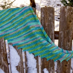 Shawlette or Shawl crochet patternn by Darleen Hopkins