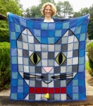 Baby Kitty throw blanket crochet pattern by Darleen Hopkins