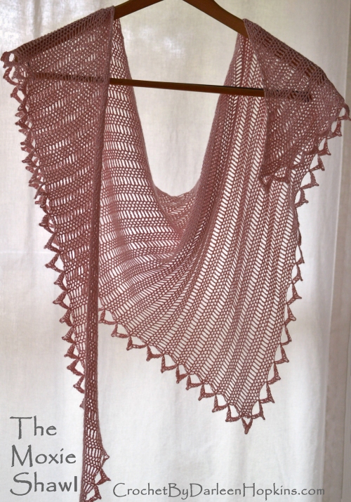 Knit Picks Luminance Moxie Shawl crochet pattern web logo