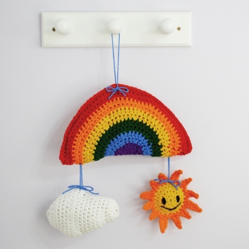 Sunny Days Mobile room decoration crochet pattern #CbyDH