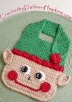 Elf Baby Bib crochet pattern by Darleen Hopkins