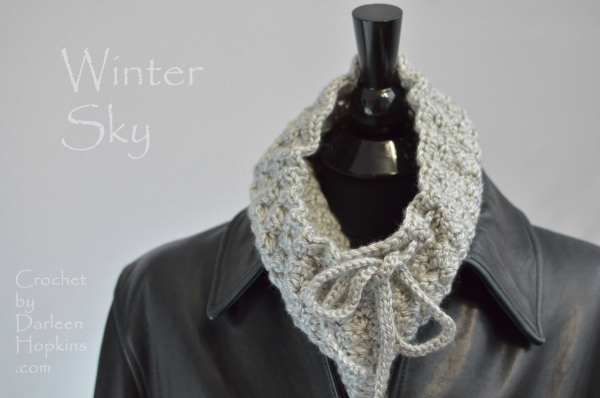 Winter Sky Cowl crochet pattern by Darleen Hopkins